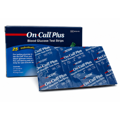 On Call Plus Extra Test Strips 25 (Blister Pack)