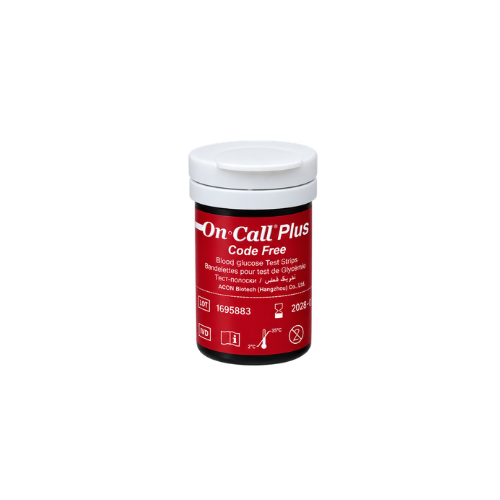 On Call Plus Code Free Test Strips 50 (25*2) Bottle Pack