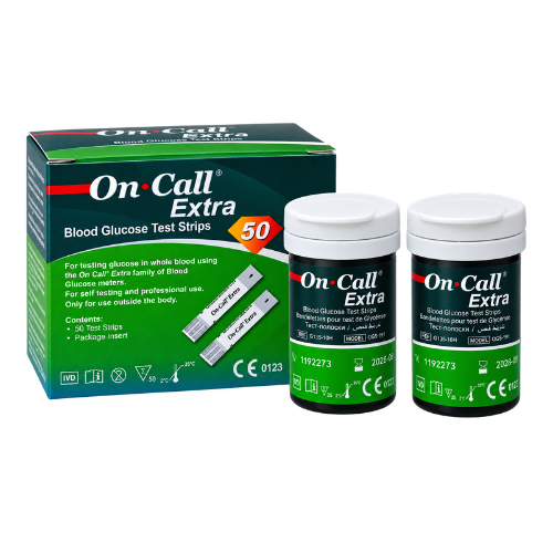 On Call Plus Test Strips 50 (25*2) Bottle Pack