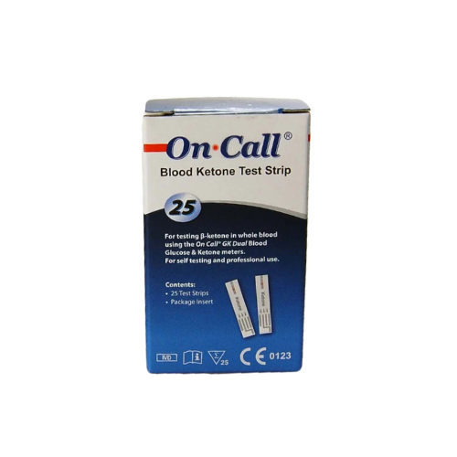 On Call Ketone (25 Test Strips)